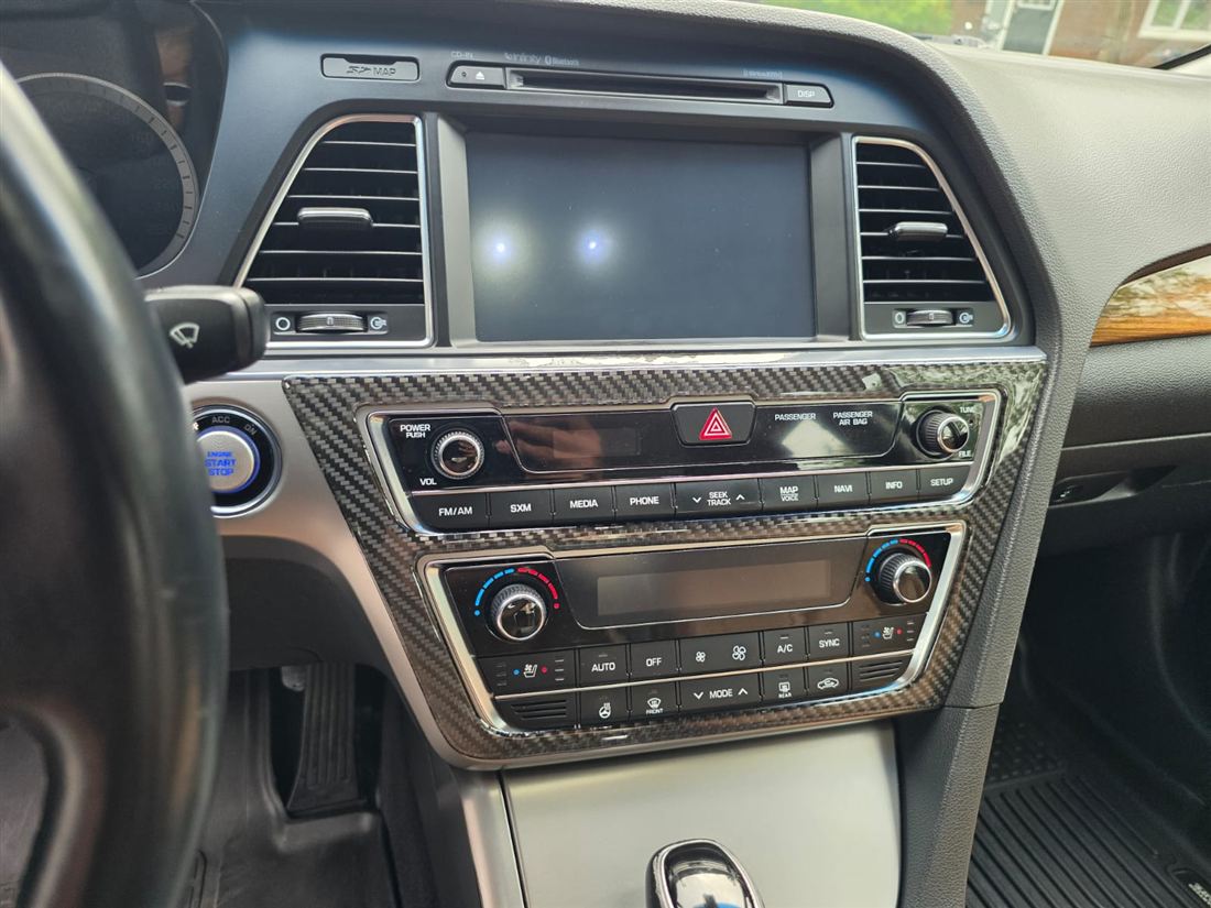 Dust-free centre console and vents