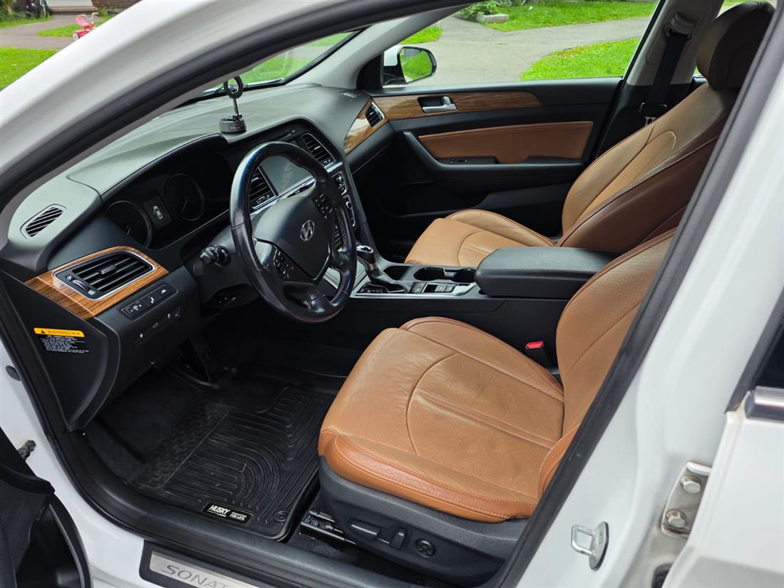 Sonata front seats and floor mats cleaned